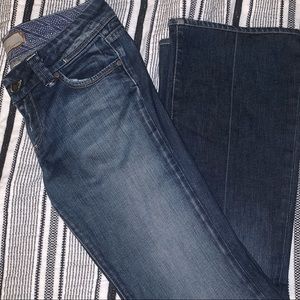 PAIGE | Pico Boot Cut Flap Pocket Designer Jeans